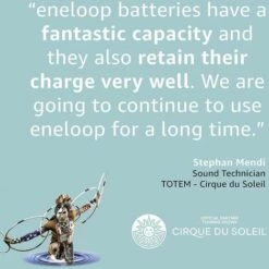 Piles Rechargeables Panasonic Eneloop Lot De 8 Piles AA-LR6 Prêtes à Utiliser -Promos PANASONIC Boutique 12824384 4