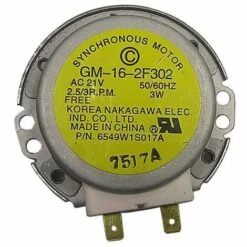 MOTEUR D ENTRAINEMENT GN-16-2F302 POUR MICRO ONDES PANASONIC - 6549W1S017A