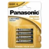 Blister 4 Piles Alcalines 1.5V AAA LR03 PANASONIC -Promos PANASONIC Boutique 13499072 1