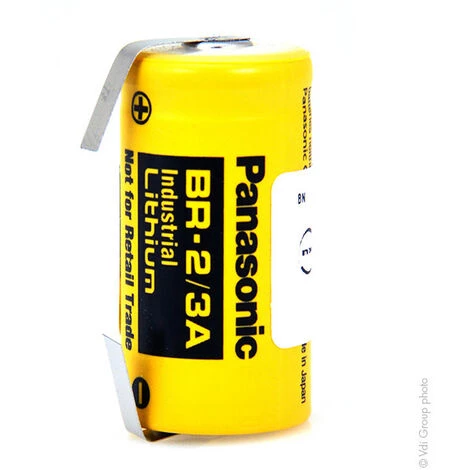 Panasonic - Pile Lithium BR2/3A 3V 1.2Ah T2 3 Panasonic - Pile Lithium BR2/3A 3V 1.2Ah T2