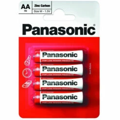 Panasonic Pile Zinc AA LR06, 4 Pièces (R6RZ/4BP)