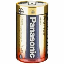 Panasonic 1x2 LR20PPG - Single-use Battery - Alcaline - 1,5 V - 2 Pièce(s) - Bleu - Or - Rouge - 33,6 Mm (LR20PPG/2BP)