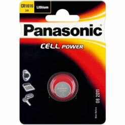 Panasonic CR 1616 - Single-use Battery - Lithium - 3 V - 55 MAh - 16 Mm - 16 Mm (CR1616L/1BP)