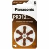 Panasonic PR 312 Hörgeraetezellen Zinc Air - Battery - 1,4 V (PR-312/6LB) -Promos PANASONIC Boutique 15739788 1
