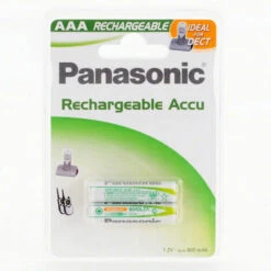 Panasonic 1x2 Akku NiMH Micro AAA 75 - Rechargable Battery - Micro (AAA) (P03P/2B750DECT)