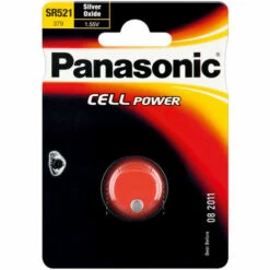 Panasonic SR521 - Single-use Battery - Alcaline - 1,55 V - 17 MAh - 5,8 Mm - 5,8 Mm (SR-521EL/1B)
