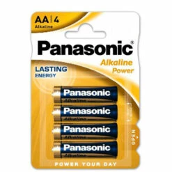 Blister 4 Piles Alcalines 1.5V AA LR06 PANASONIC