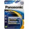 Panasonic Evolta AA LR6EGE/2BP - Piles Alcalines, 1,5 V, 2 Pièces, Bleues -Promos PANASONIC Boutique 35032410 1