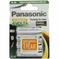 Panasonic 1x4 Akku NiMH Mignon AA 2450 MAh Rechargeable - Rechargable Battery - Mignon (AA) (HHR-3XXE/4BC)
