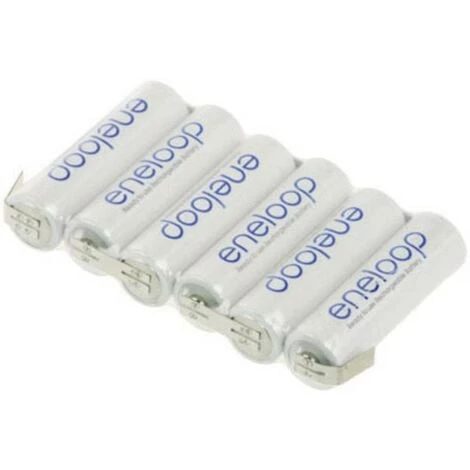 Pack De Piles Rechargeables 6x LR6 (AA) NiMH Panasonic 126404 7.2 V 1900 MAh 3 Pack De Piles Rechargeables 6x LR6 (AA) NiMH Panasonic 126404 7.2 V 1900 MAh