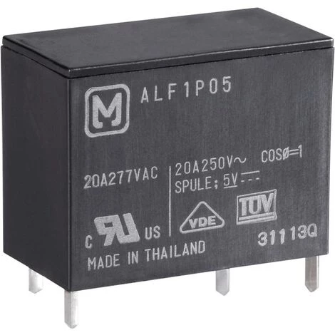 Panasonic ALF1P24 Relais Pour Circuits Imprimés 24 V/DC 25 A 1 NO (T) 1 Pc(s) 4 Panasonic ALF1P24 Relais Pour Circuits Imprimés 24 V/DC 25 A 1 NO (T) 1 Pc(s) – Image 2