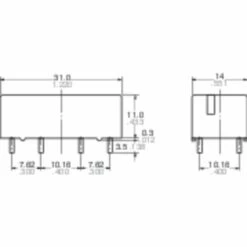 Panasonic ST25F Relais Pour Circuits Imprimés 5 V/DC 8 A 2 NO (T) 1 Pc(s) -Promos PANASONIC Boutique 5127624 3