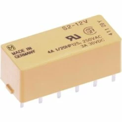 Panasonic S412 Relais Pour Circuits Imprimés 12 V/DC 4 A 4 NO (T) 1 Pc(s)