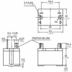 Panasonic HE1AN24 Relais Pour Circuits Imprimés 24 V/DC 30 A 1 NO (T) 1 Pc(s) -Promos PANASONIC Boutique 5127668 3