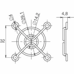 Panasonic ASFN48001 Grille De Ventilation 1 Pc(s) (l X H) 40 Mm X 40 Mm Acier - Argent -Promos PANASONIC Boutique 5129181 2