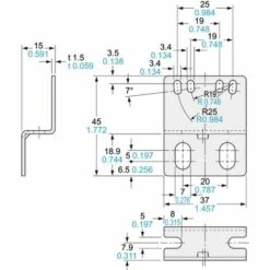 Panasonic MSCX25 Équerre De Montage MSCX25 Modèle (général) Etrier De Montage 1 Pc(s) -Promos PANASONIC Boutique 5131545 3