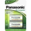 PANASONIC 2 Piles Rechargeables C LR14 HHR-2SRE -Promos PANASONIC Boutique 5455004 1