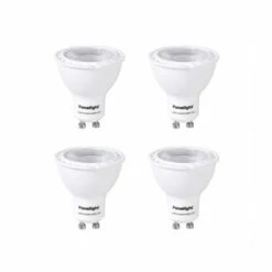 Lampe Dichroïque 5W (50W) GU10 400Lm Lumière Neutre Pack De 4 ECO | LDRHV7L40WG102EPL-ECO-4x |Panasonic