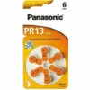 6 Piles Pour Appareil Auditif Panasonic Zinc-Air PR13 0% Mercury/Hg - Orange - Lot De 10 Pieces (PR-13(48)/6LB PACK) -Promos PANASONIC Boutique 54845342 1