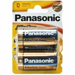 ALIMENTATION PILE ALCALINE 1.5 VOL LR20 (BLIST 2 UNITÉS) - PANASONIC