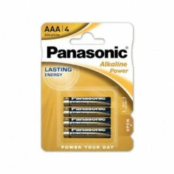PILE ALCALINE AAA POWER 1.5 VOL (BLISTERS 4 UNITÉS) - PANASONIC
