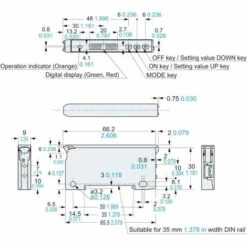 Panasonic Capteur à Fibres Optiques FX102PCC2 FX102PCC2 Commutation En Réception, Commutation Sans Réception, Inverseur -Promos PANASONIC Boutique 5556437 3