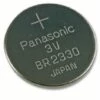 PANASONIC PILE BOUTON LITHIUM 3V BR2330 260mAh