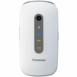 Panasonic KX-TU456 - Clapet - SIM Unique - 6,1 Cm (2.4) - 240 X 320 Pixels - Bluetooth - Blanc (KX-TU456EXWE)