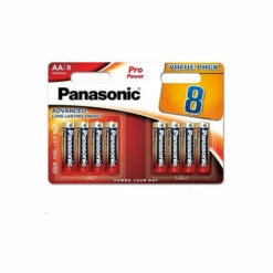 Panasonic Pro Power AA - Single-use Battery - AA - Alcaline - 1,5 V - 8 Pièce(s) - Noir - Or - Rouge (LR6PPG/8BW)
