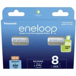 Panasonic Eneloop HR03 Pile Rechargeable LR3 (AAA) NiMH 800 MAh 1.2 V 8 Pc(s) 7 Panasonic Eneloop HR03 Pile Rechargeable LR3 (AAA) NiMH 800 MAh 1.2 V 8 Pc(s) -Promos PANASONIC Boutique 60569533 2