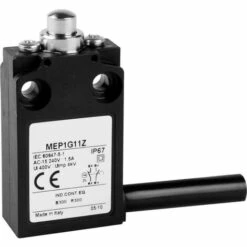 Panasonic MEP1G11Z MEP1G11Z Interrupteur De Fin De Course 24 V 5 A Poussoir IP67 1 Pc(s) - Noir