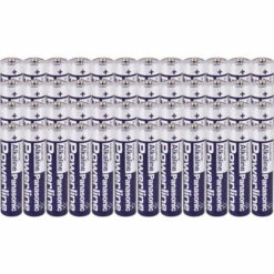 Lot 48 Piles Alcalines Powerline Panasonic AAA-LR03 - était à 18,59€