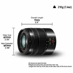 Panasonic LUMIX H-FS45150 - Téléobjectif Zoom Pour Appareils Photo à Monture M4/3 (Focale 45-150 Mm, F4-F5.6, Taille Du Filtre 52 Mm, Lentille Asphérique, MEGA O.I.S), Noir 9 Panasonic LUMIX H-FS45150 - Téléobjectif Zoom Pour Appareils Photo à Monture M4/3 (Focale 45-150 Mm, F4-F5.6, Taille Du Filtre 52 Mm, Lentille Asphérique, MEGA O.I.S), Noir -Promos PANASONIC Boutique 64827109 3