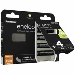 Pile Rechargeable LR6 (AA) NiMH Panasonic Eneloop Pro HR06 +Box 2500 MAh 1.2 V 4 Pc(s) -Promos PANASONIC Boutique 65509664 3