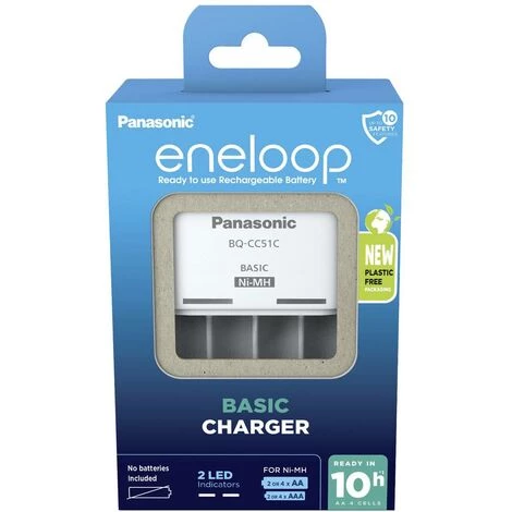 Bloc Chargeur NiMH Non Panasonic Basic BQ-CC51 4 Bloc Chargeur NiMH Non Panasonic Basic BQ-CC51 – Image 2