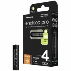 Panasonic Eneloop Pro HR03 Pile Rechargeable LR3 (AAA) NiMH 930 MAh 1.2 V 4 Pc(s) -Promos PANASONIC Boutique 65613355 4
