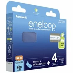 Panasonic Eneloop HR03 +Box Pile Rechargeable LR3 (AAA) NiMH 800 MAh 1.2 V 4 Pc(s) 6 Panasonic Eneloop HR03 +Box Pile Rechargeable LR3 (AAA) NiMH 800 MAh 1.2 V 4 Pc(s) -Promos PANASONIC Boutique 65613356 2