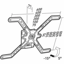 Pack PANASONIC TV LED 58" 146cm Téléviseur 4K + ERARD Support Mural Inclinable - Noir -Promos PANASONIC Boutique 65643611 5
