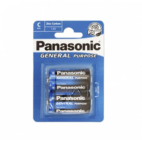 Battery Panasonic General Purpose Baby C LR14 (2 Pcs.) (10800214) 3 Battery Panasonic General Purpose Baby C LR14 (2 Pcs.) (10800214)