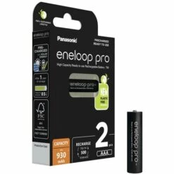 Panasonic Eneloop Pro HR03 Pile Rechargeable LR3 (AAA) NiMH 930 MAh 1.2 V 2 Pc(s) -Promos PANASONIC Boutique 71491472 3