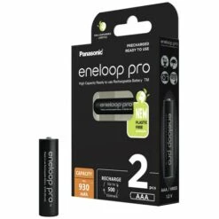 Panasonic Eneloop Pro HR03 Pile Rechargeable LR3 (AAA) NiMH 930 MAh 1.2 V 2 Pc(s) -Promos PANASONIC Boutique 71491472 4