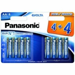 PANASONIC Piles LR06 AA Evolta 4+4 Gratuites