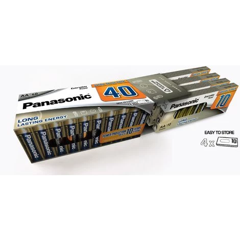 PANASONIC Piles LR6 AA Everyday Power Pack De 40 4 PANASONIC Piles LR6 AA Everyday Power Pack De 40 – Image 2